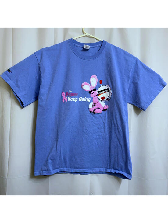 Gildan Other - Gildan Energizer Bunny "Keep Going" Race for the Cure T-Shirt Men's XL Blue